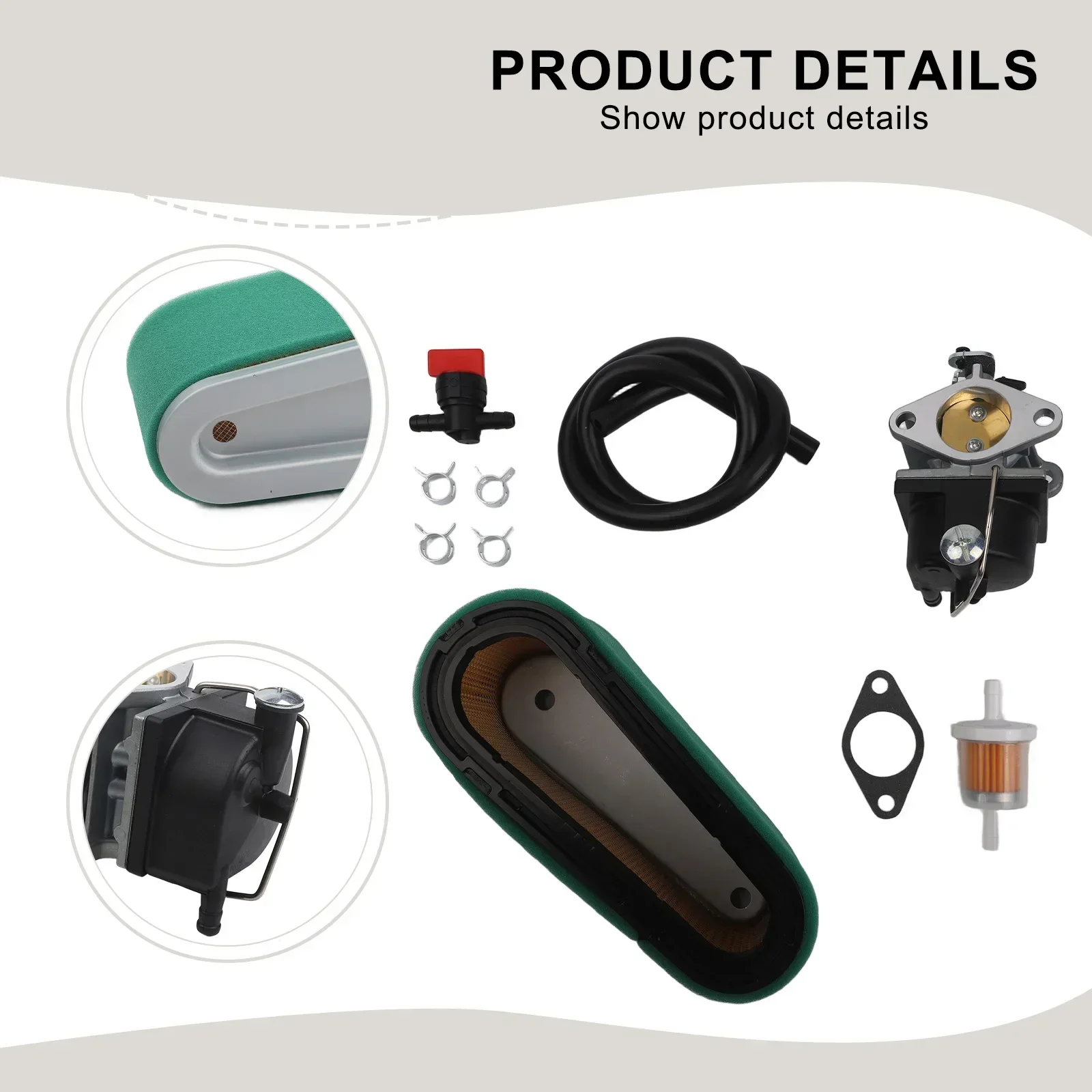 Carbon Filter Inline - Premium Carburetor Kit for OHV125 OHV130